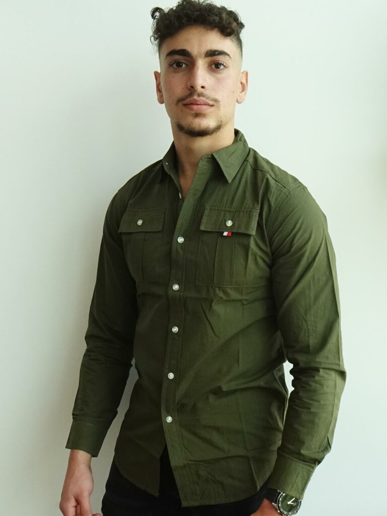Joe Weaven Button Up Green